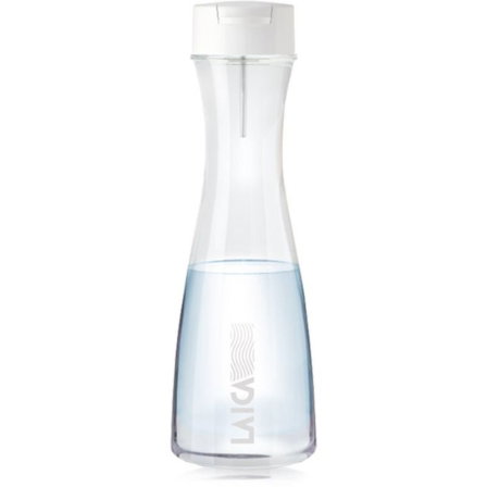 Laica GlaSSmart Botella Filtrante de Vidrio de 1 l Blanca